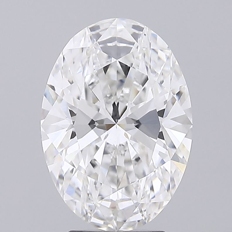 4.08 ct. oval Lab Grown Diamond front image