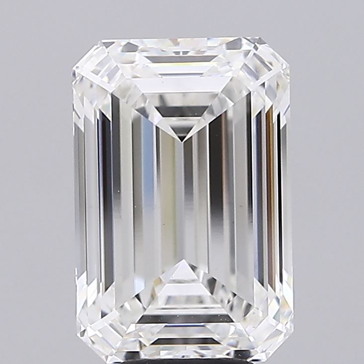 6.11 ct. emerald Lab Grown Diamond front image