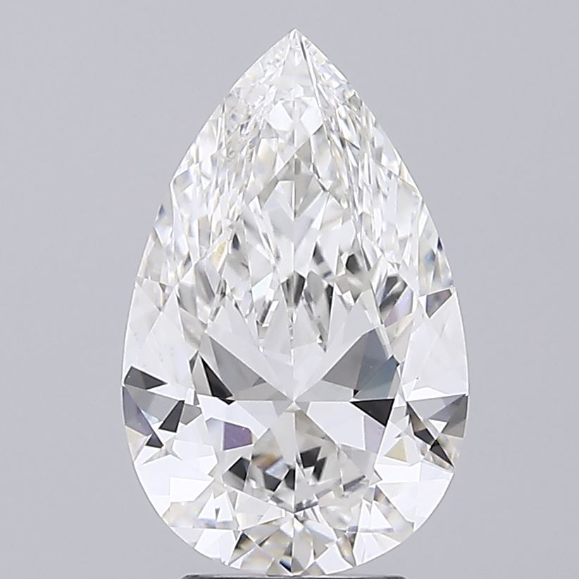 4.09 ct. pear Lab Grown Diamond front image
