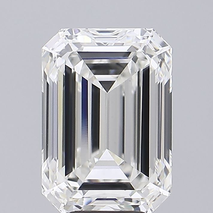 7.02 ct. emerald Lab Grown Diamond front image