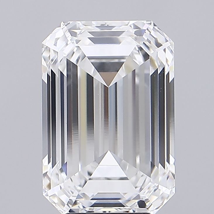 6.11 ct. emerald Lab Grown Diamond front image