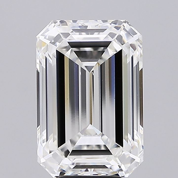 7.05 ct. emerald Lab Grown Diamond front image