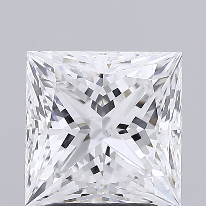 2.10 ct. princess Lab Grown Diamond front image