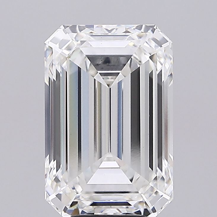 7.08 ct. emerald Lab Grown Diamond front image