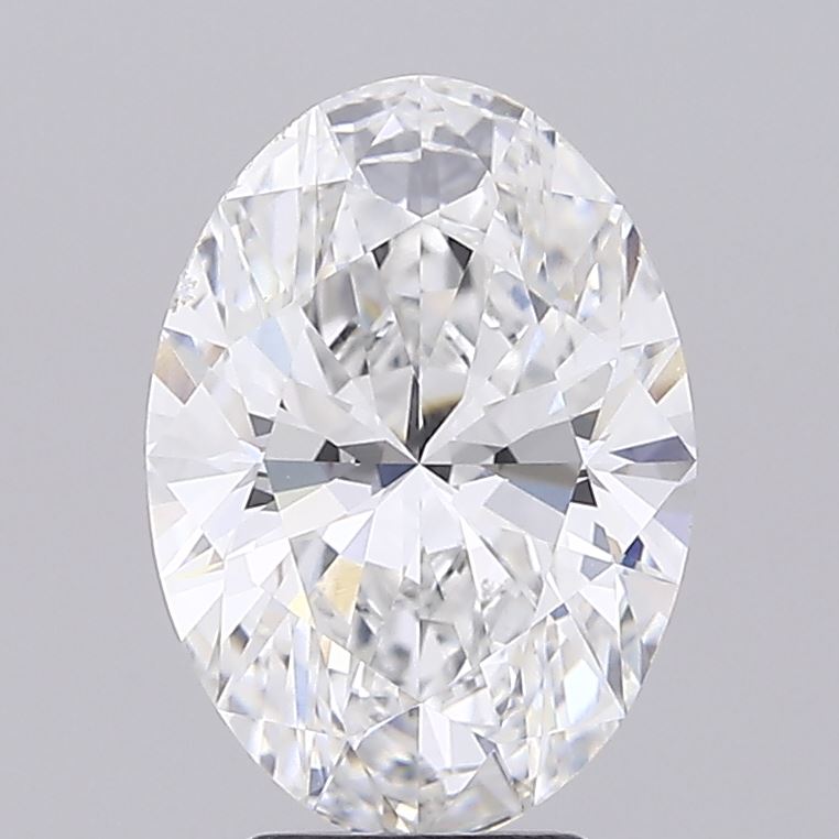 4.09 ct. oval Lab Grown Diamond front image