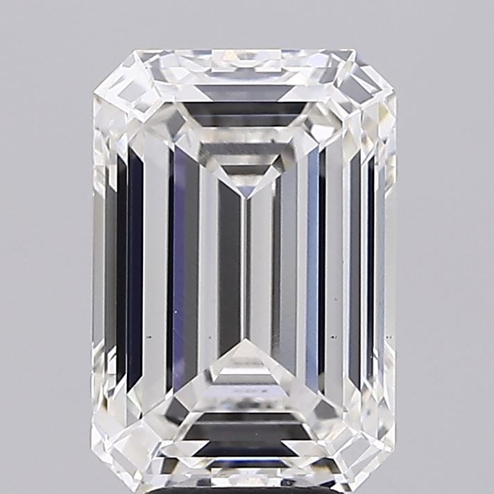 6.03 ct. emerald Lab Grown Diamond front image