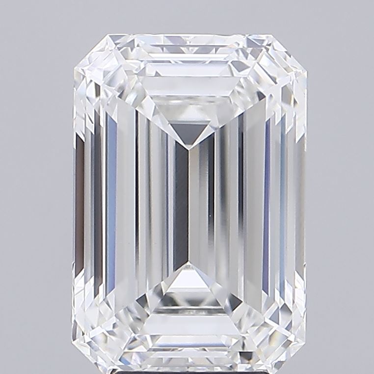 6.09 ct. emerald Lab Grown Diamond front image