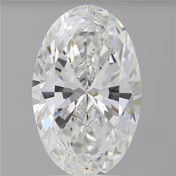 4.09 ct. oval Lab Grown Diamond front image