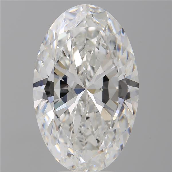 7.08 ct. oval Lab Grown Diamond front image