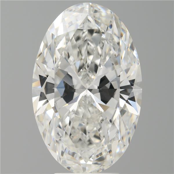 6.09 ct. oval Lab Grown Diamond front image