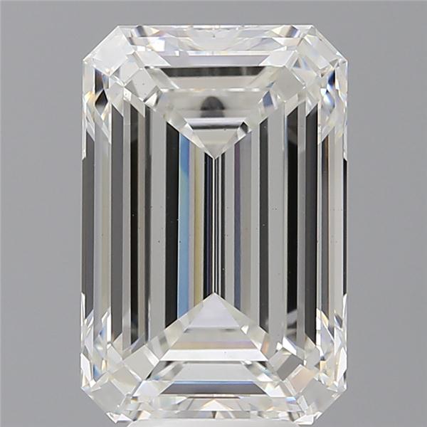7.03 ct. emerald Lab Grown Diamond front image