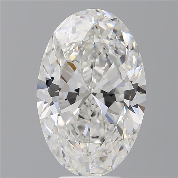 6.51 ct. oval Lab Grown Diamond front image
