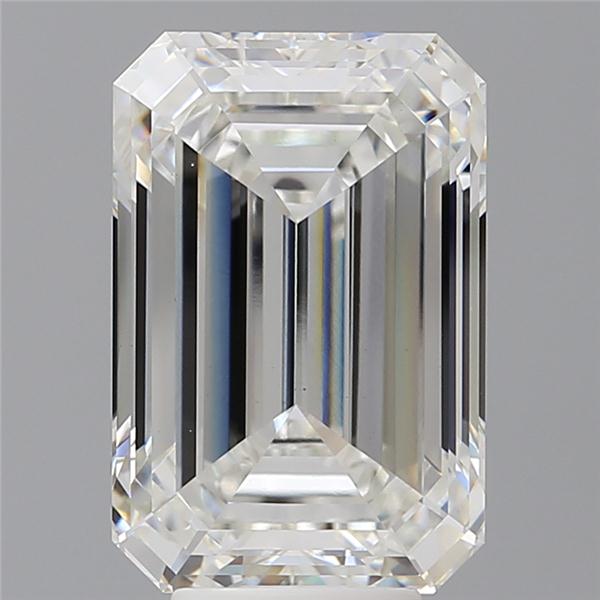 7.08 ct. emerald Lab Grown Diamond front image