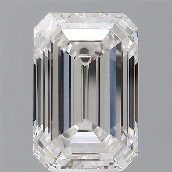 7.99 ct. emerald Lab Grown Diamond front image