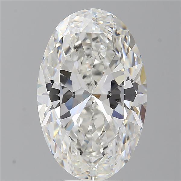 7.09 ct. oval Lab Grown Diamond front image