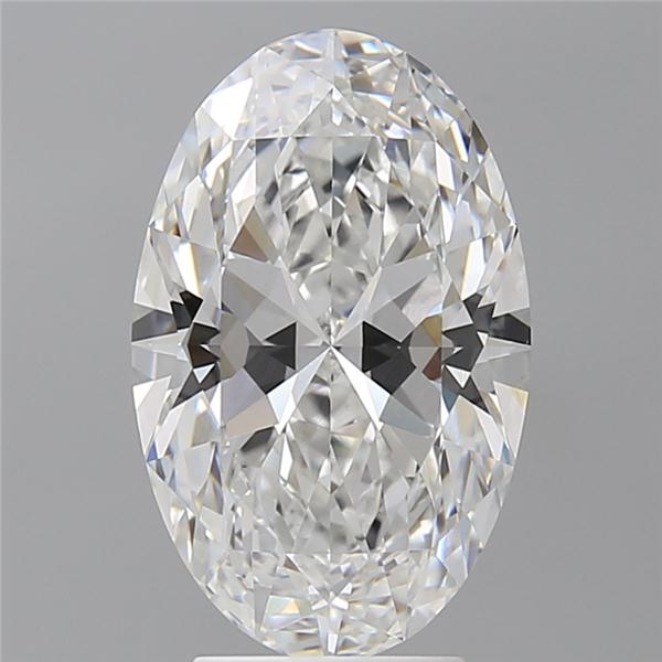 4.10 ct. oval Lab Grown Diamond front image