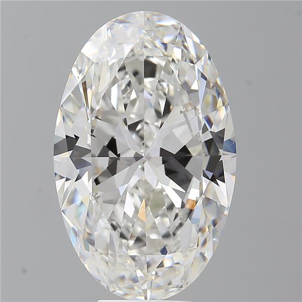 9.09 ct. oval Lab Grown Diamond front image