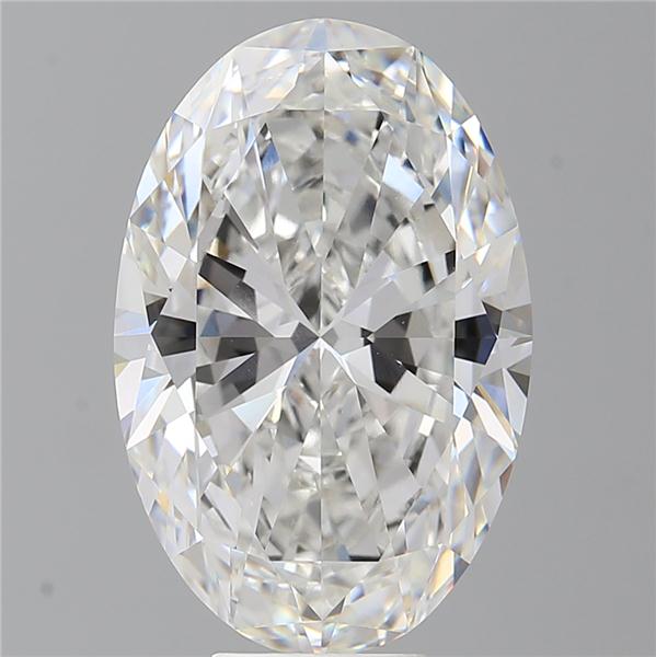 9.02 ct. oval Lab Grown Diamond front image