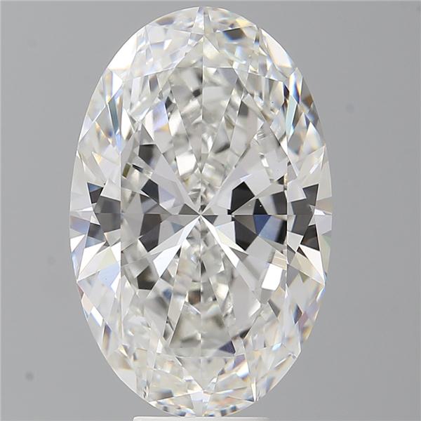 9.59 ct. oval Lab Grown Diamond front image