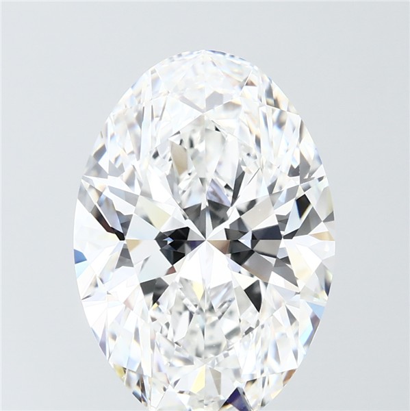 6.07 ct. oval Lab Grown Diamond front image