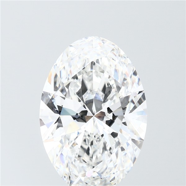6.09 ct. oval Lab Grown Diamond front image