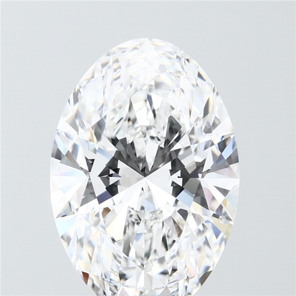 6.09 ct. oval Lab Grown Diamond front image