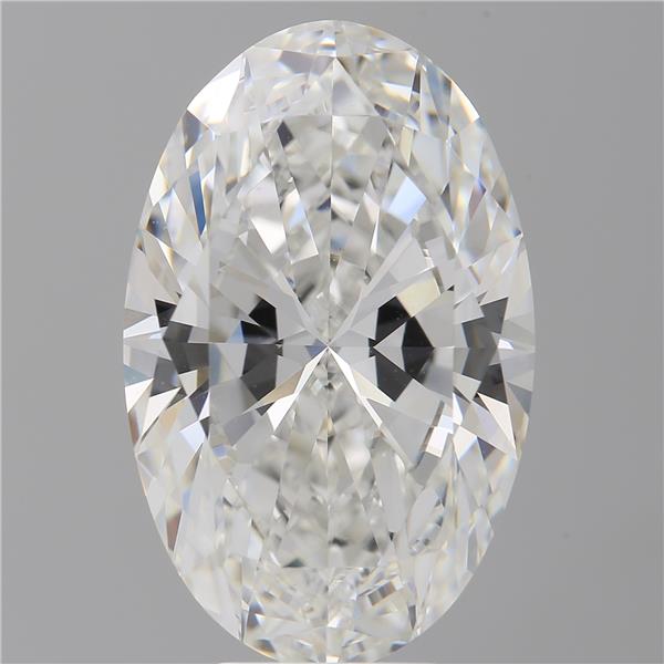 8.09 ct. oval Lab Grown Diamond front image
