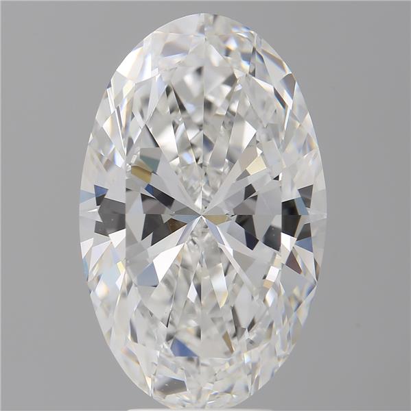 6.02 ct. oval Lab Grown Diamond front image