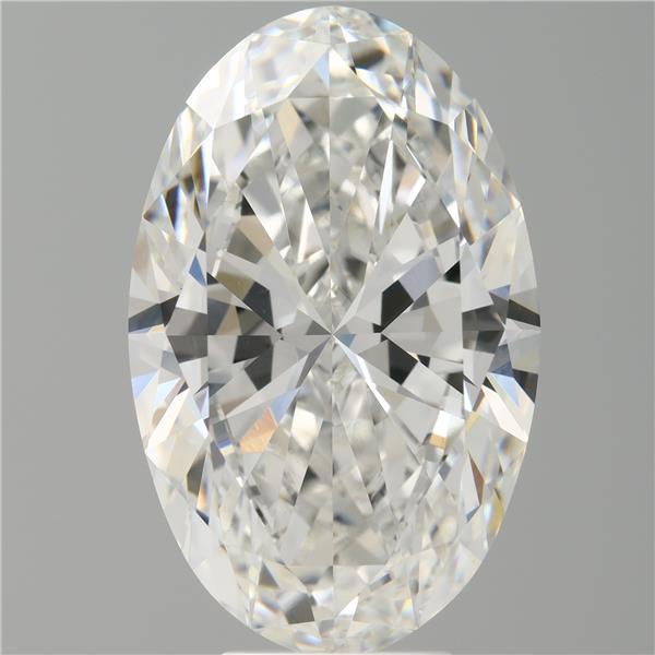7.02 ct. oval Lab Grown Diamond front image