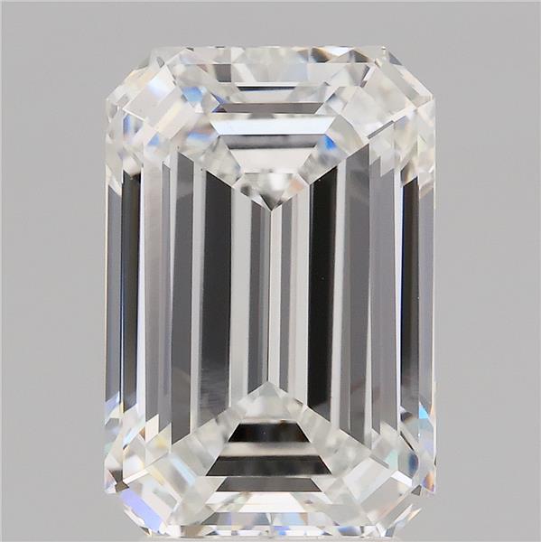 3.74 ct. emerald Lab Grown Diamond front image