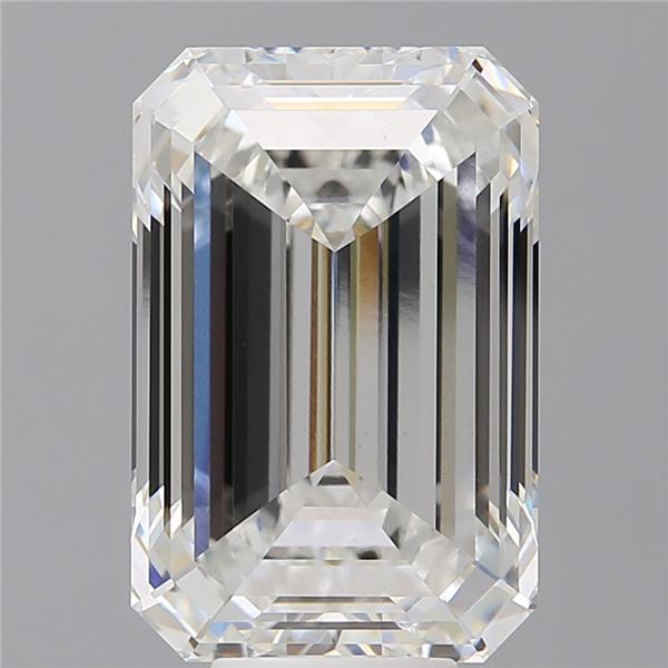 9.58 ct. emerald Lab Grown Diamond front image