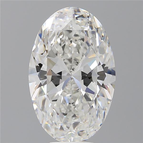 6.60 ct. oval Lab Grown Diamond front image