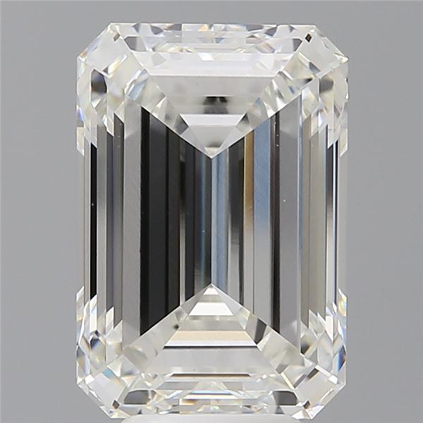 6.52 ct. emerald Lab Grown Diamond front image