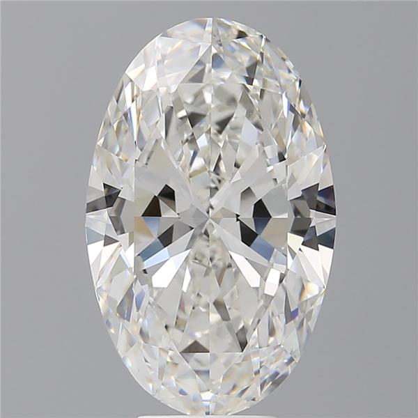 7.05 ct. oval Lab Grown Diamond front image