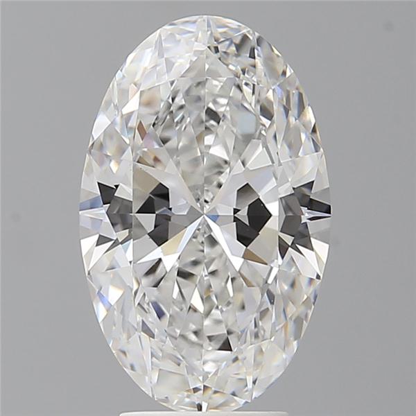 4.09 ct. oval Lab Grown Diamond front image