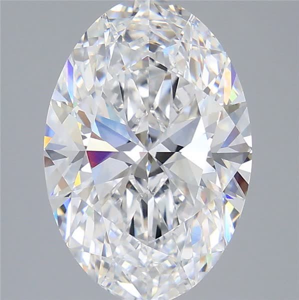 4.06 ct. oval Lab Grown Diamond front image
