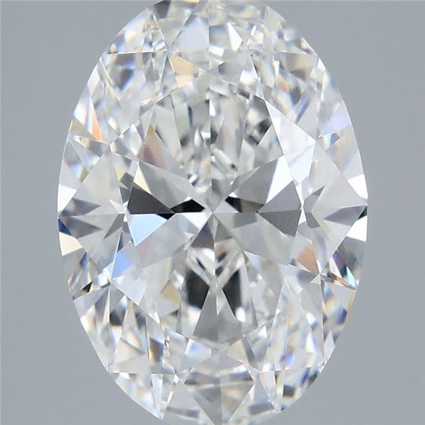 4.05 ct. oval Lab Grown Diamond front image
