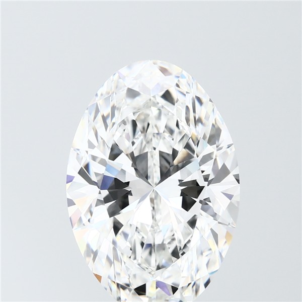 6.09 ct. oval Lab Grown Diamond front image