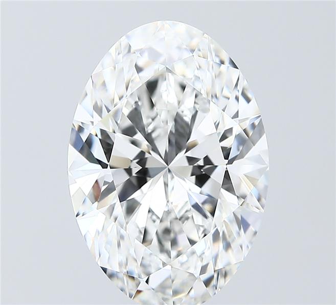6.06 ct. oval Lab Grown Diamond front image