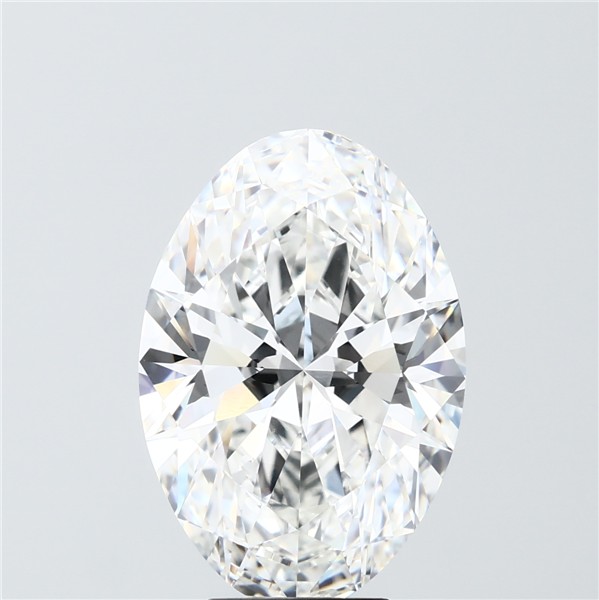 6.07 ct. oval Lab Grown Diamond front image