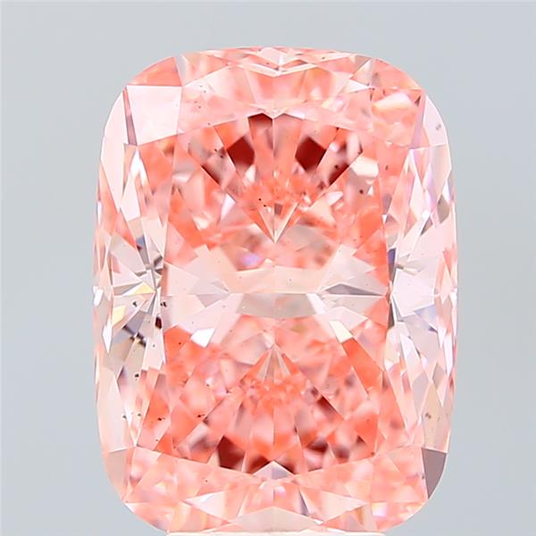 6.02 ct. cushion Lab Grown Diamond front image