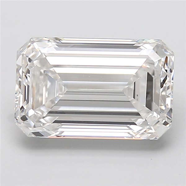 6.04 ct. emerald Lab Grown Diamond front image