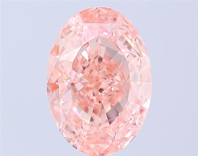 5.02 ct. oval Lab Grown Diamond front image