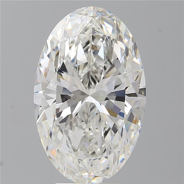 6.07 ct. oval Lab Grown Diamond front image