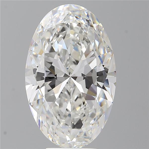 7.09 ct. oval Lab Grown Diamond front image