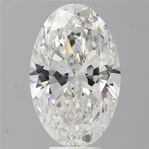 6.57 ct. oval Lab Grown Diamond front image