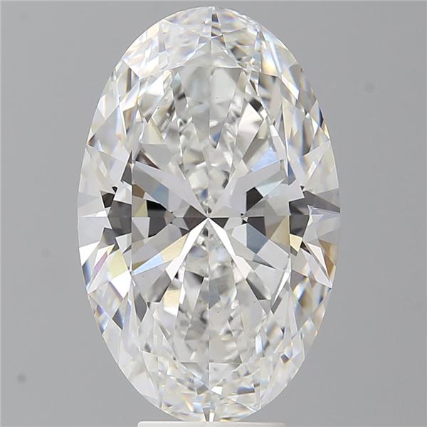 7.10 ct. oval Lab Grown Diamond front image