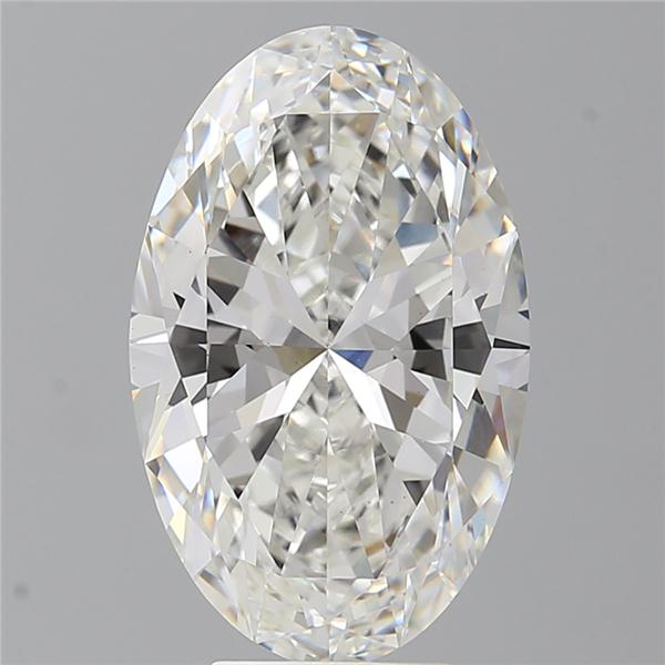 6.07 ct. oval Lab Grown Diamond front image