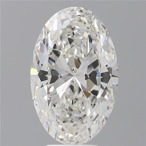 6.03 ct. oval Lab Grown Diamond front image