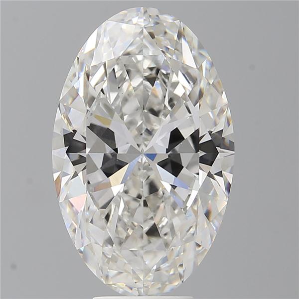 7.54 ct. oval Lab Grown Diamond front image